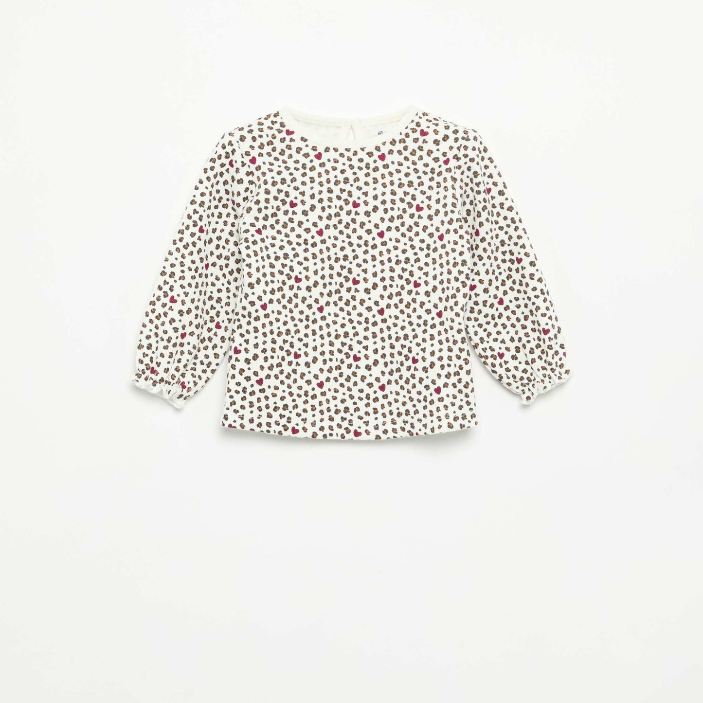 2-piece set - Long-sleeved T-shirt + leggings WHITE