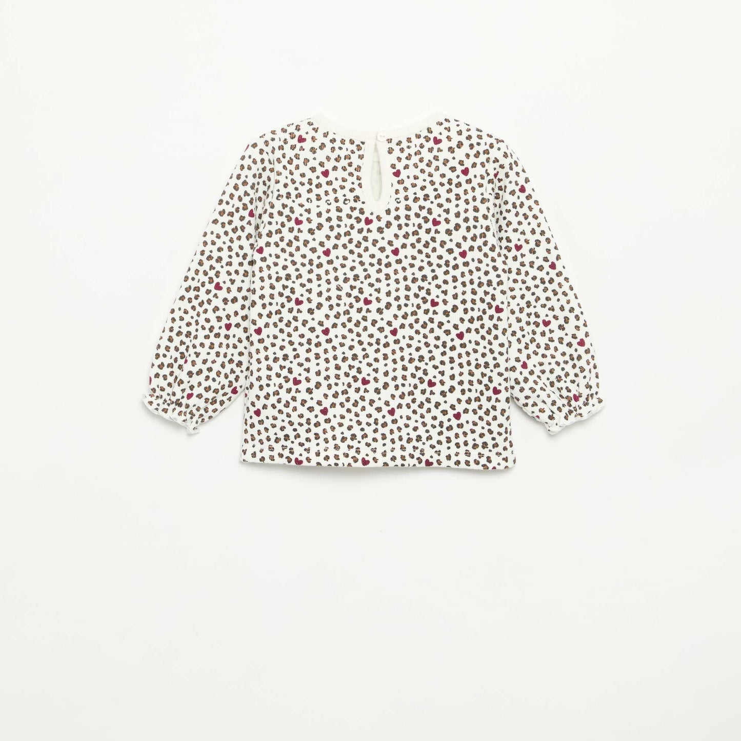 2-piece set - Long-sleeved T-shirt + leggings WHITE