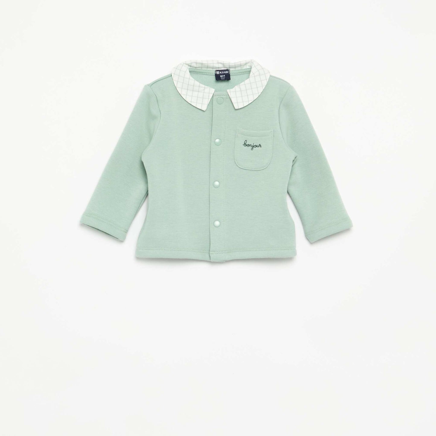 2-piece Velour-Look Baby Pajamas GREEN