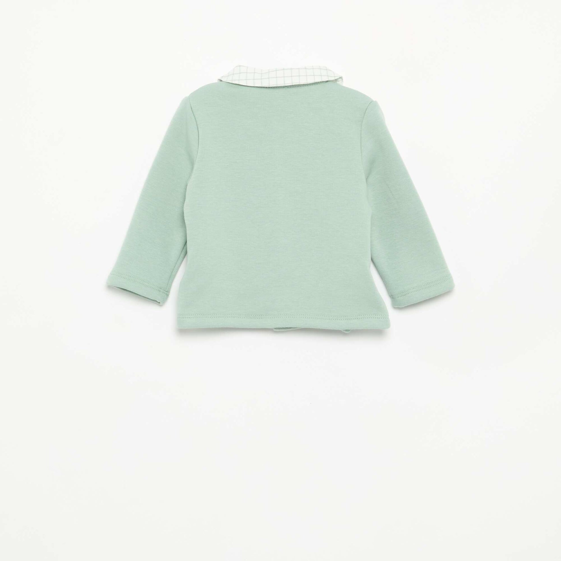 2-piece Velour-Look Baby Pajamas GREEN