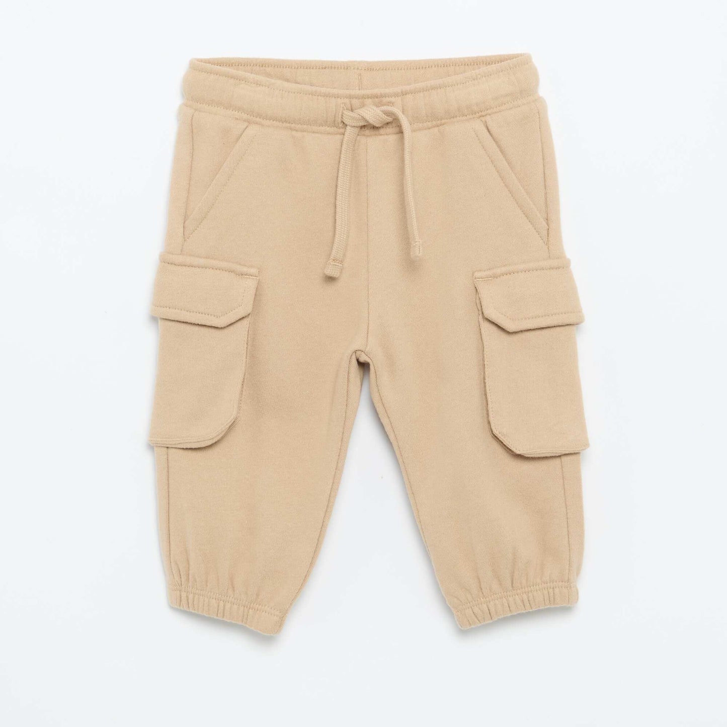 Multi-pocket jogging bottoms BEIGE