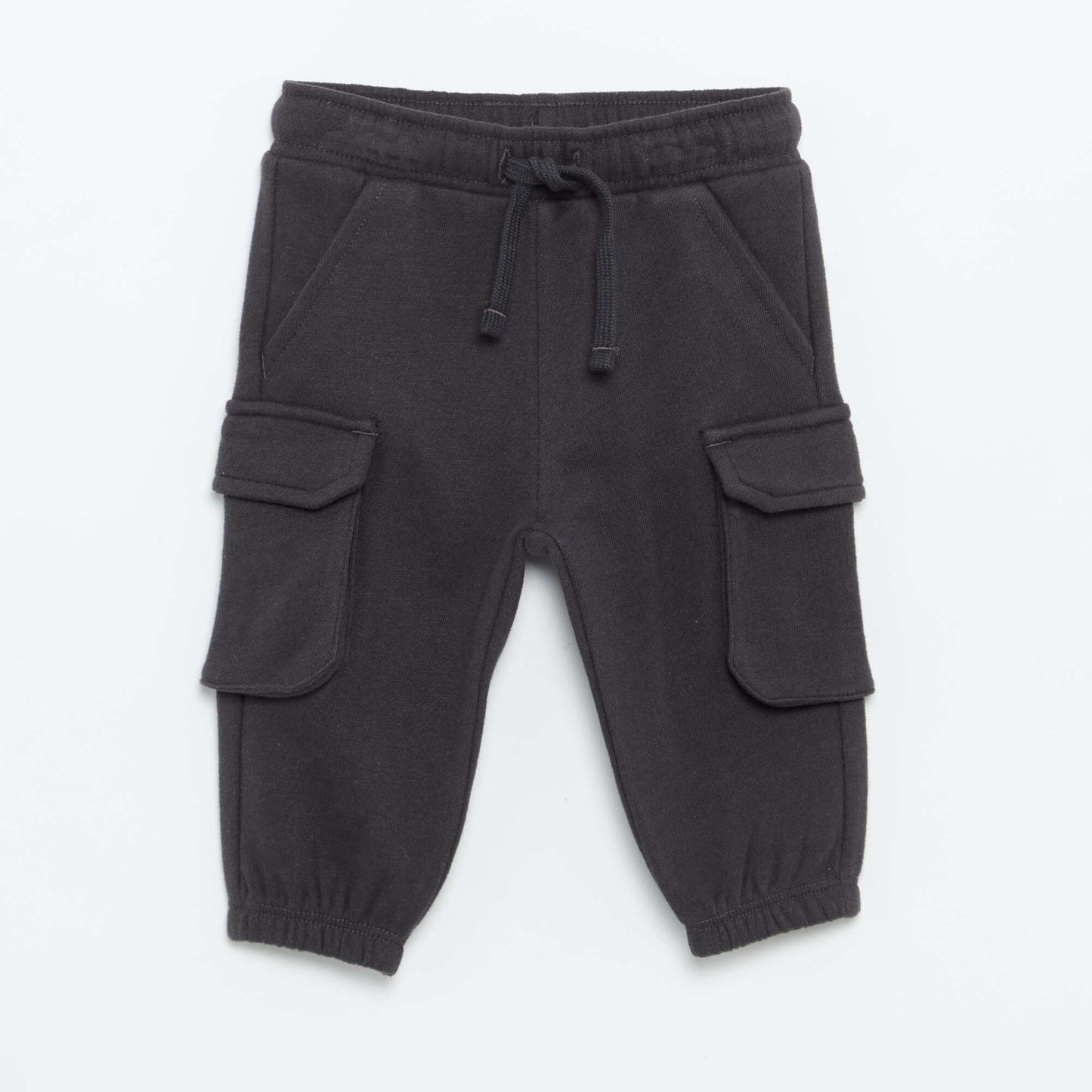 Multi-pocket jogging bottoms BLACK
