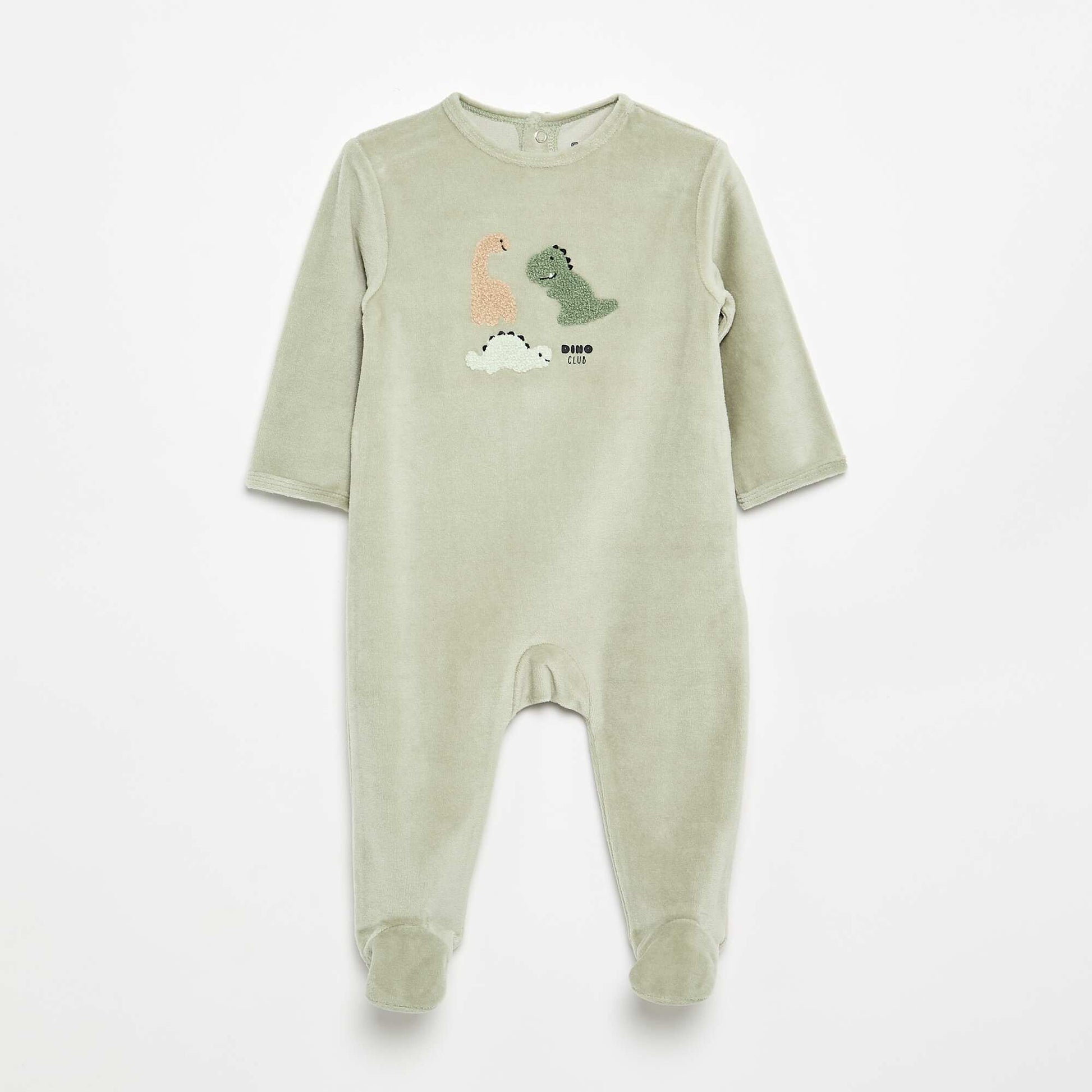 Velour Sleepsuit GREEN