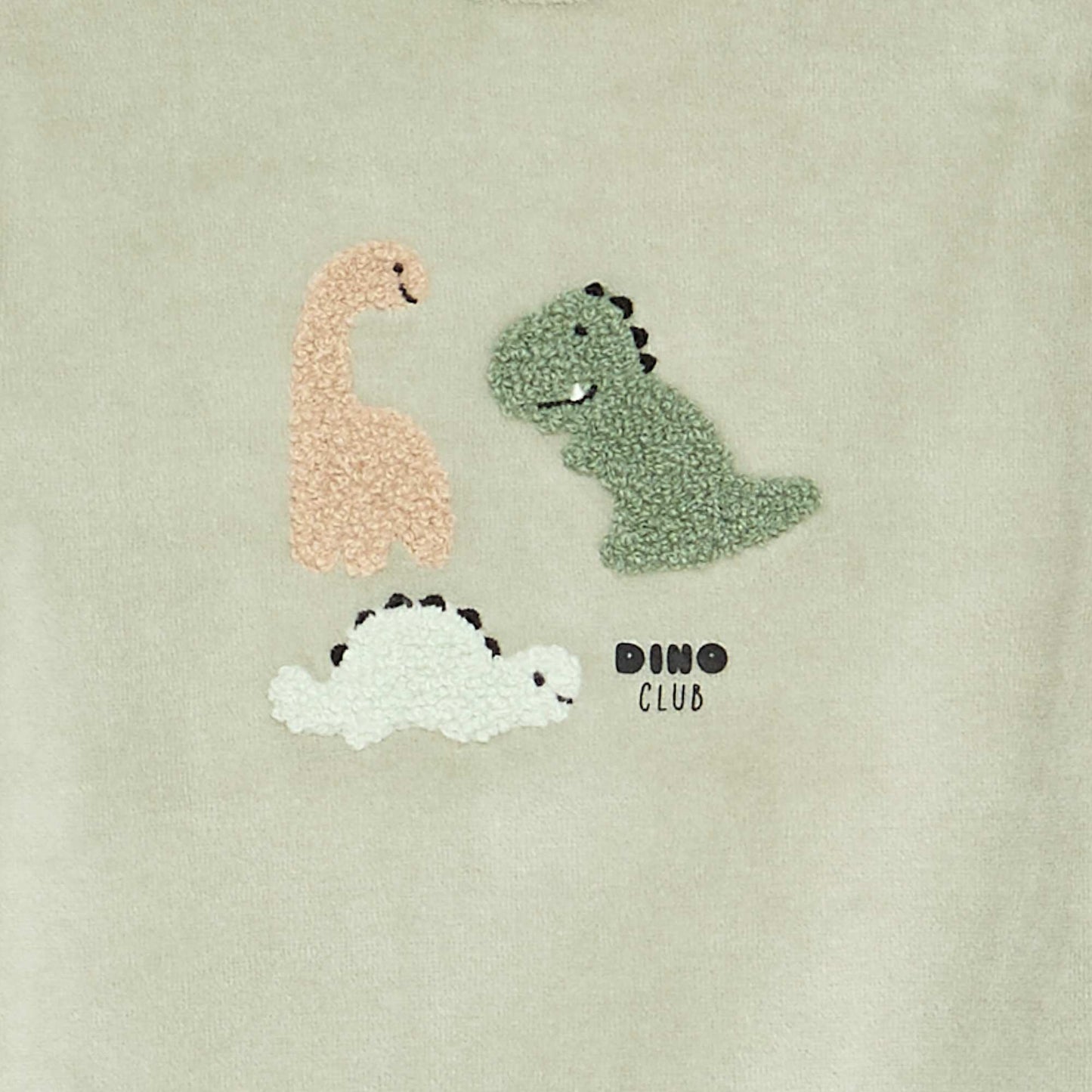 Velour Sleepsuit GREEN