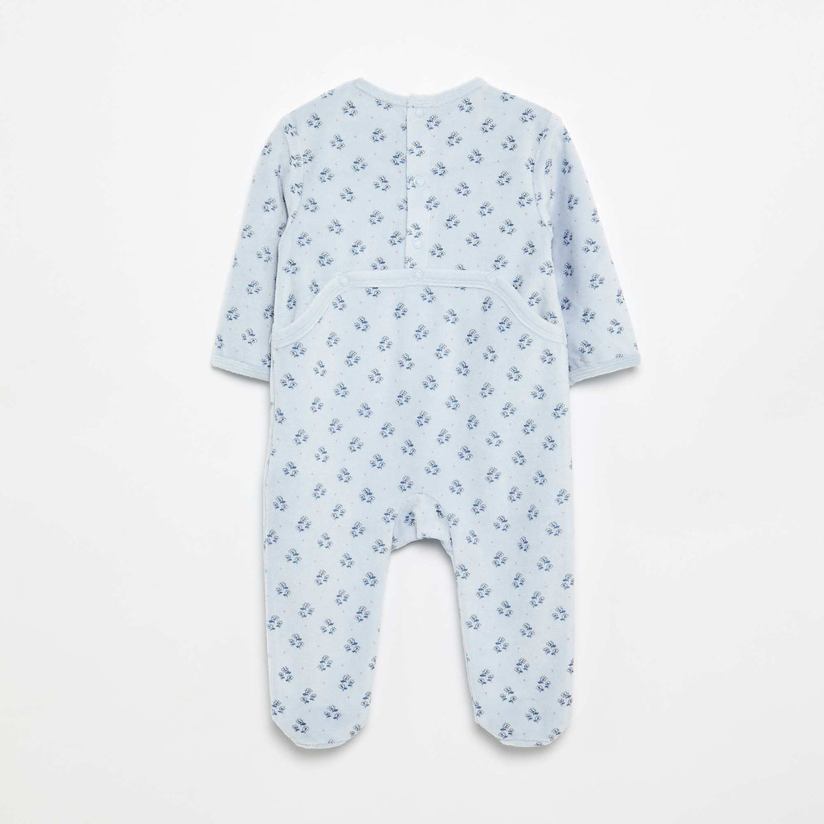 Velour Sleepsuit BLUE
