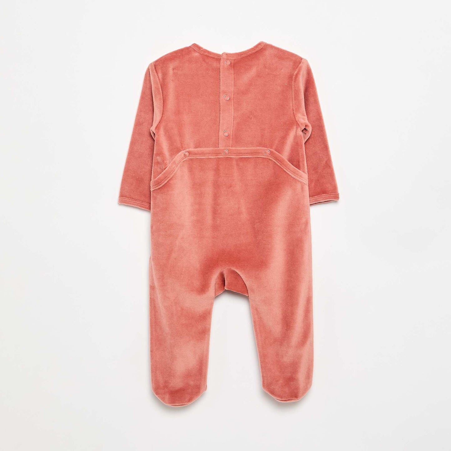 Velour Sleepsuit PINK
