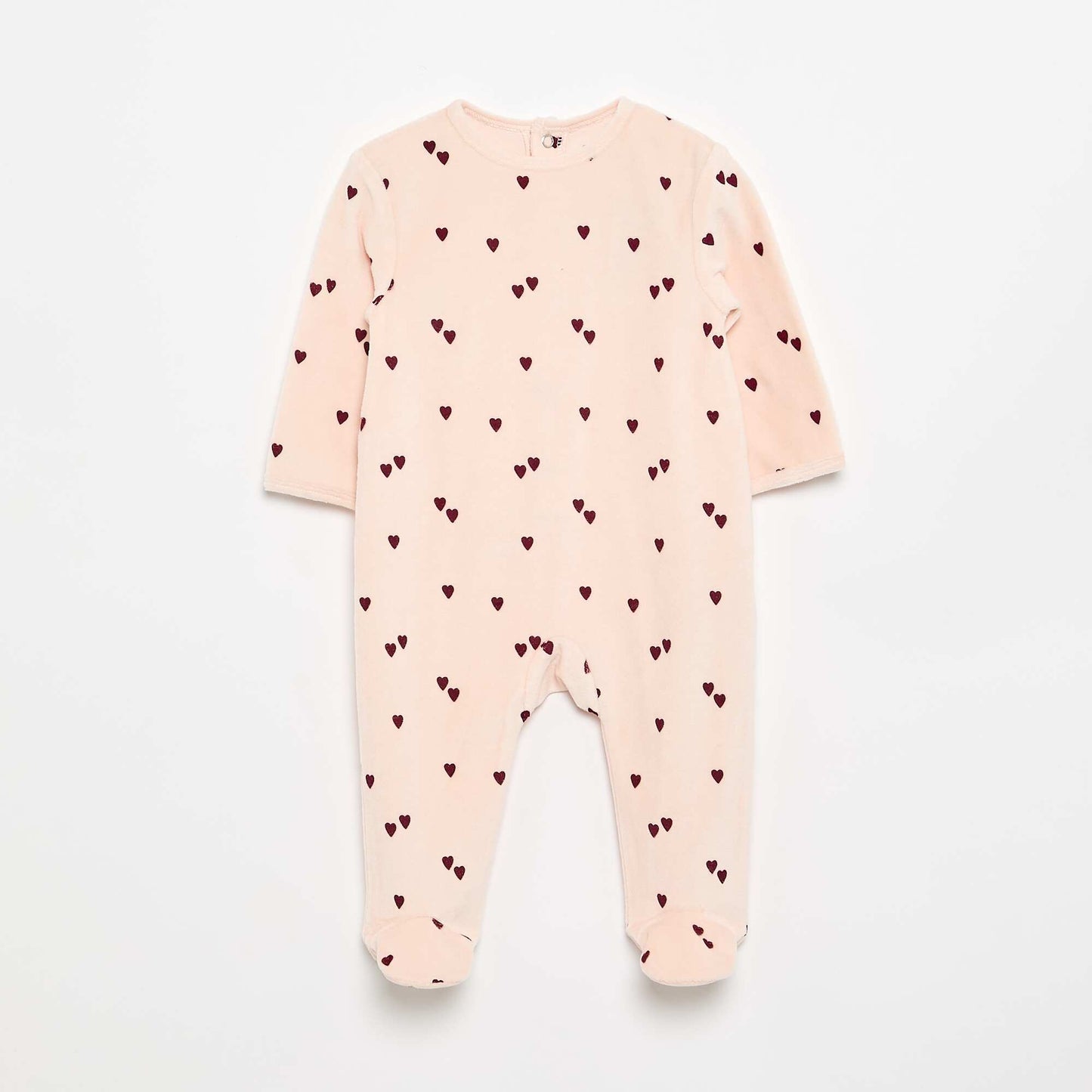 Velour Sleepsuit PINK