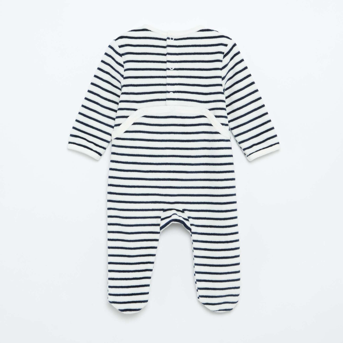 Velour Sleepsuit WHITE