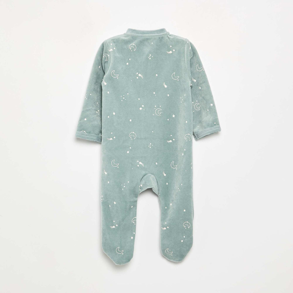 Velvet Baby Sleepsuit BLUE