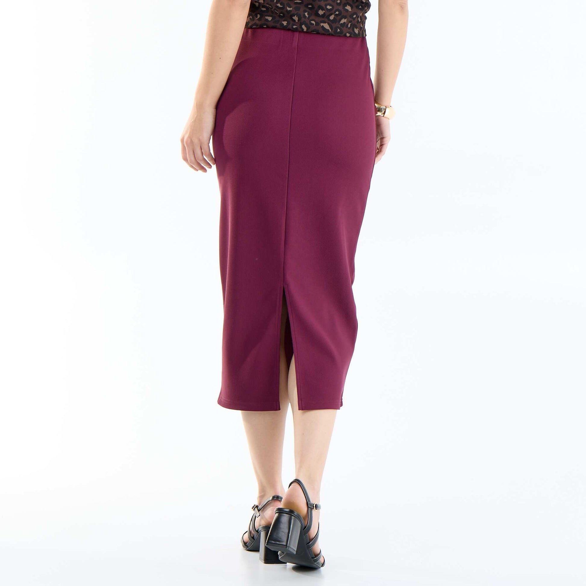 Midi pencil skirt PINK