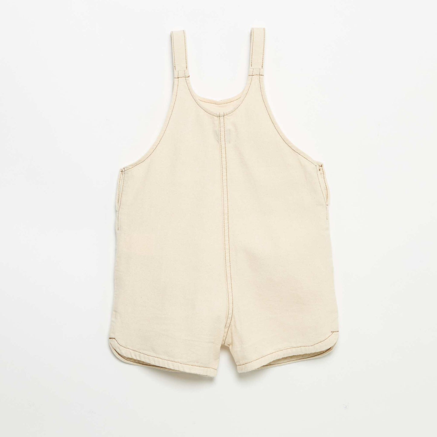 Dungarees with pockets WHITE
