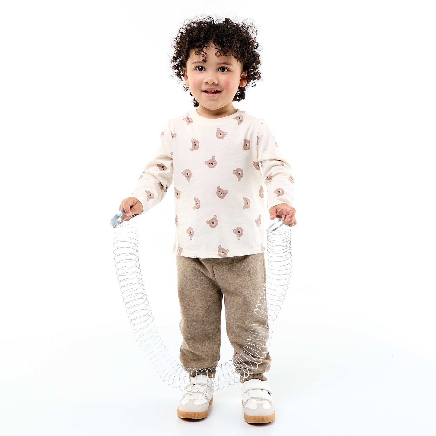 3-pack of French Terry Joggers BEIGE