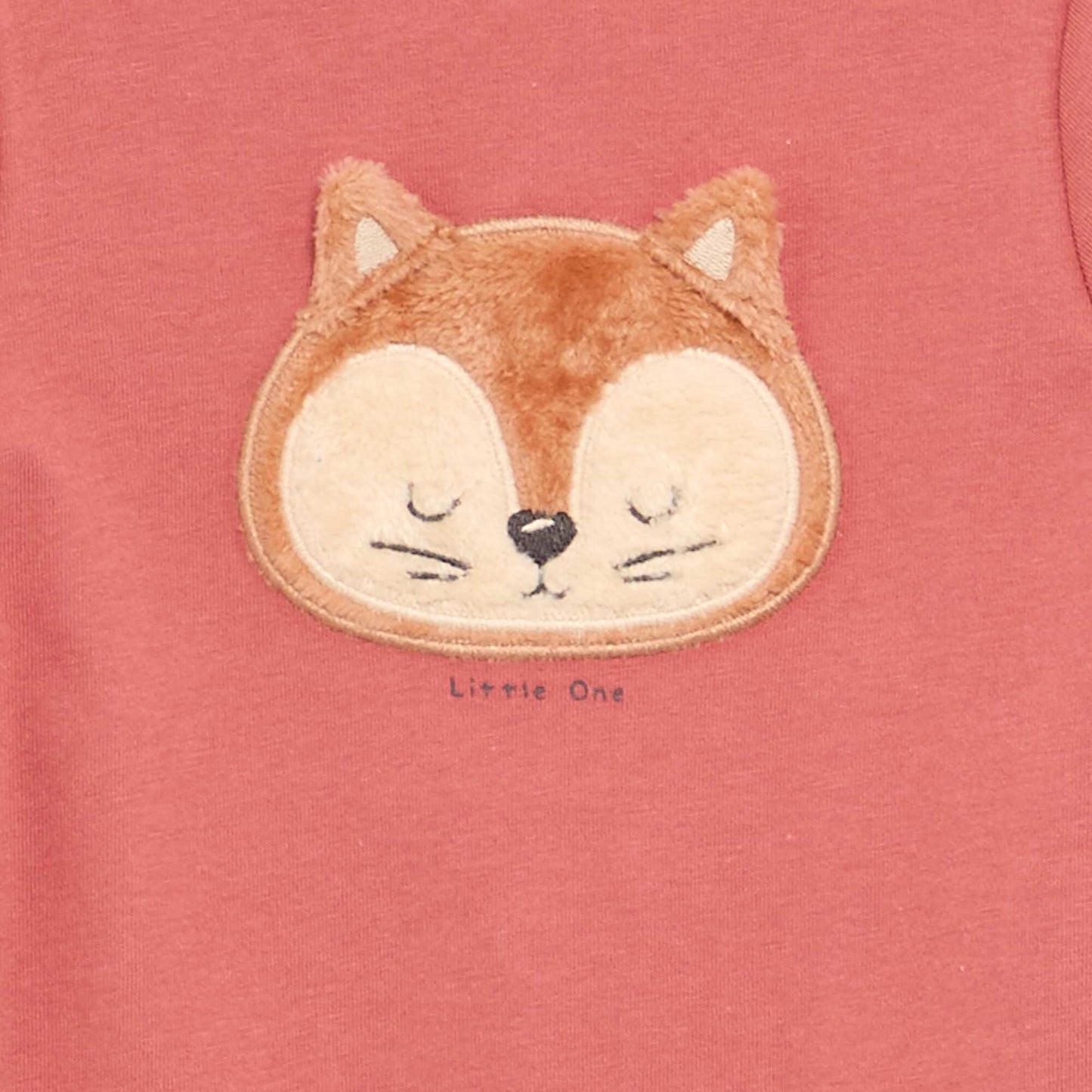 Cotton jersey sleepsuit PINK