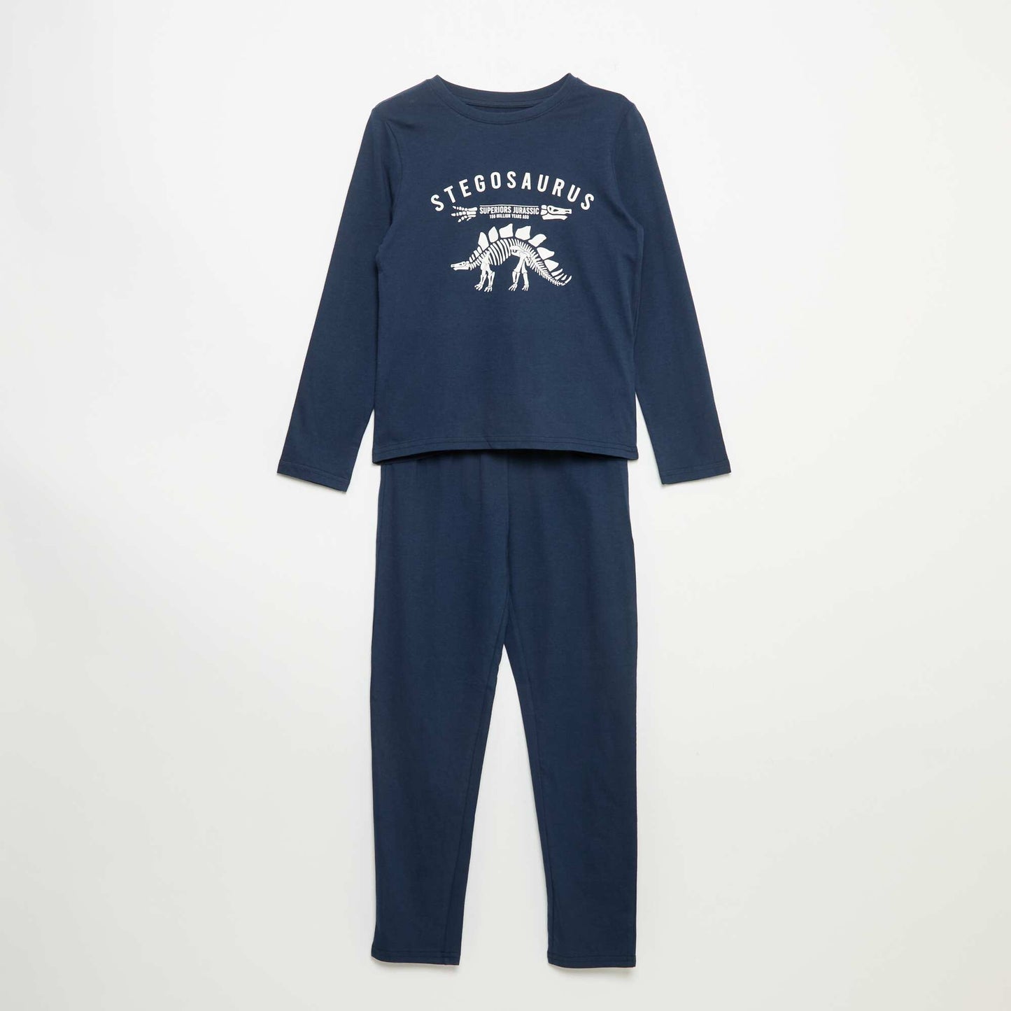 2-piece Pyjamas - Long-sleeved T-shirt + Trousers BLUE