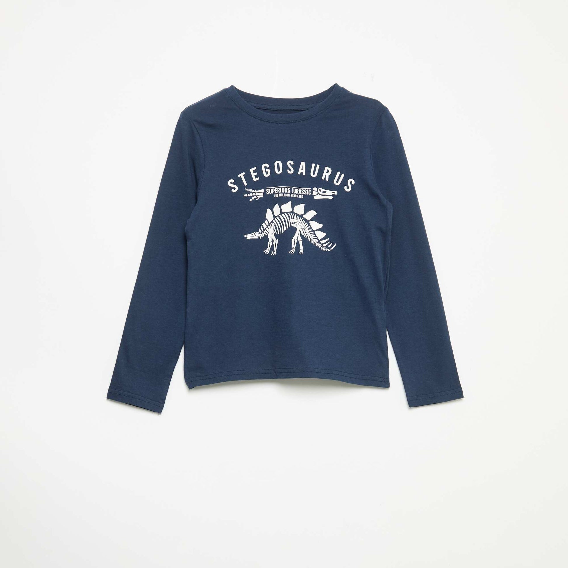 2-piece Pyjamas - Long-sleeved T-shirt + Trousers BLUE