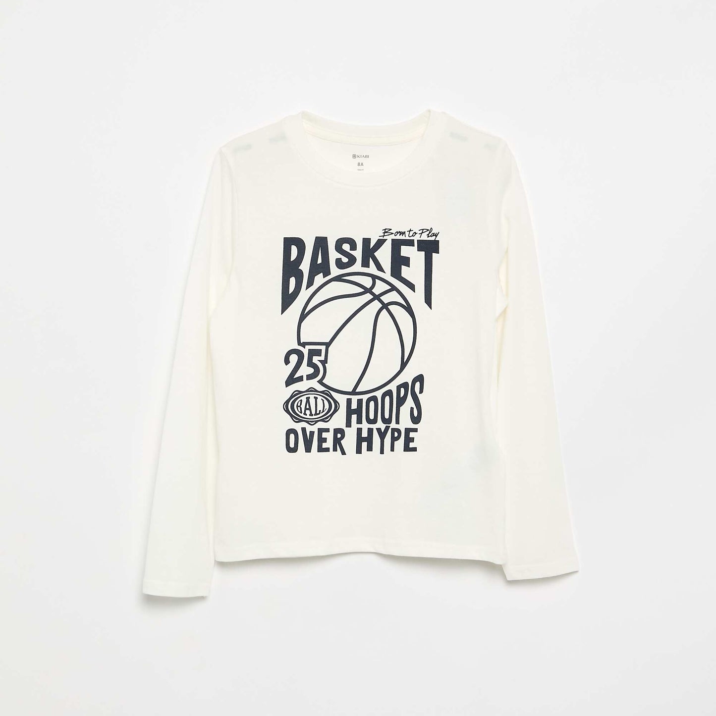 2-piece Pyjamas - Long-sleeved T-shirt + Trousers WHITE