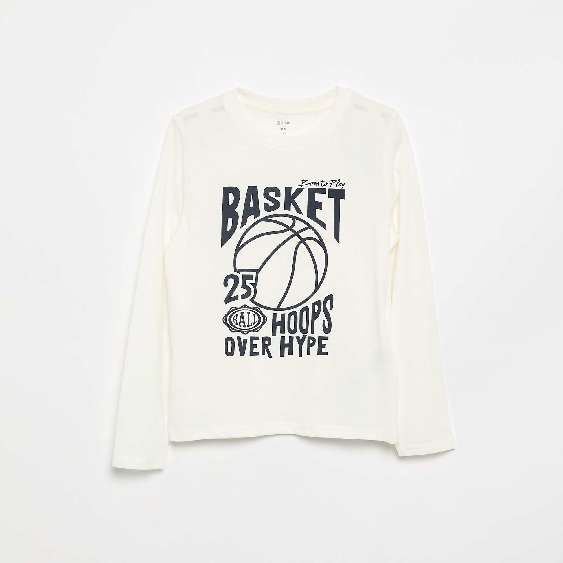 2-piece Pyjamas - Long-sleeved T-shirt + Trousers WHITE
