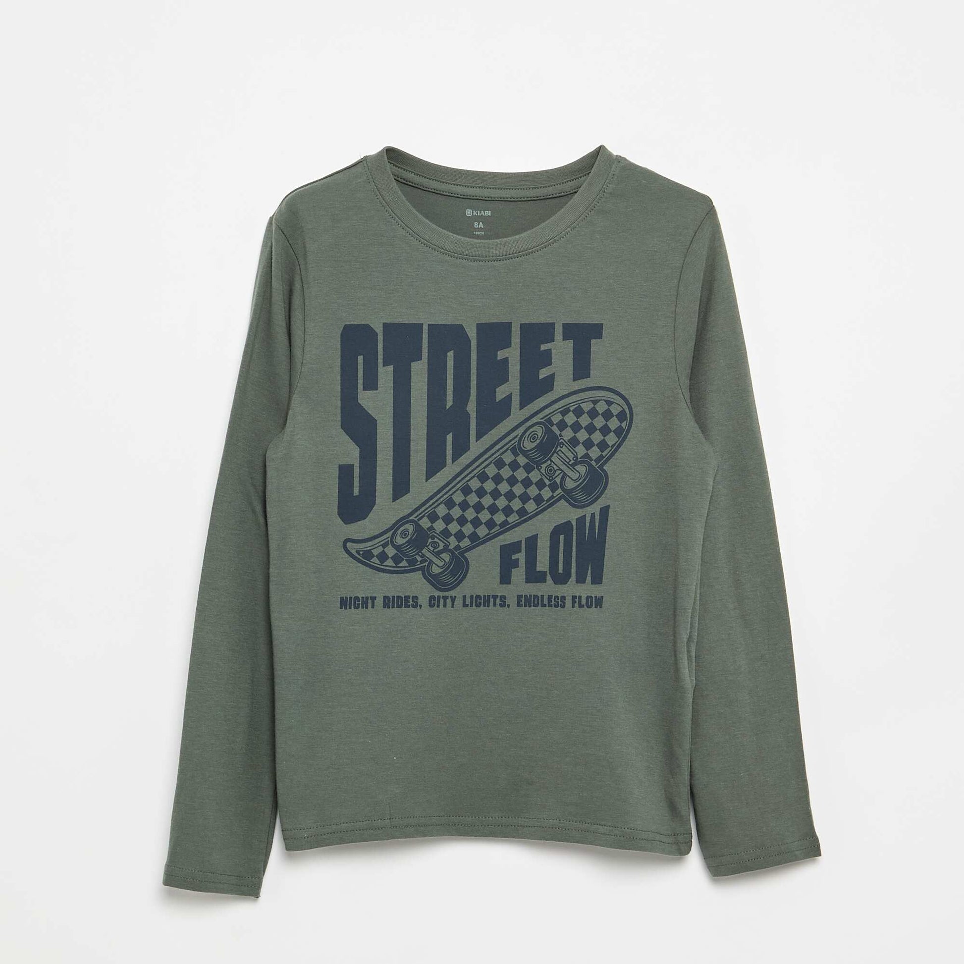 2-piece Pyjamas - Long-sleeved T-shirt + Trousers GREEN