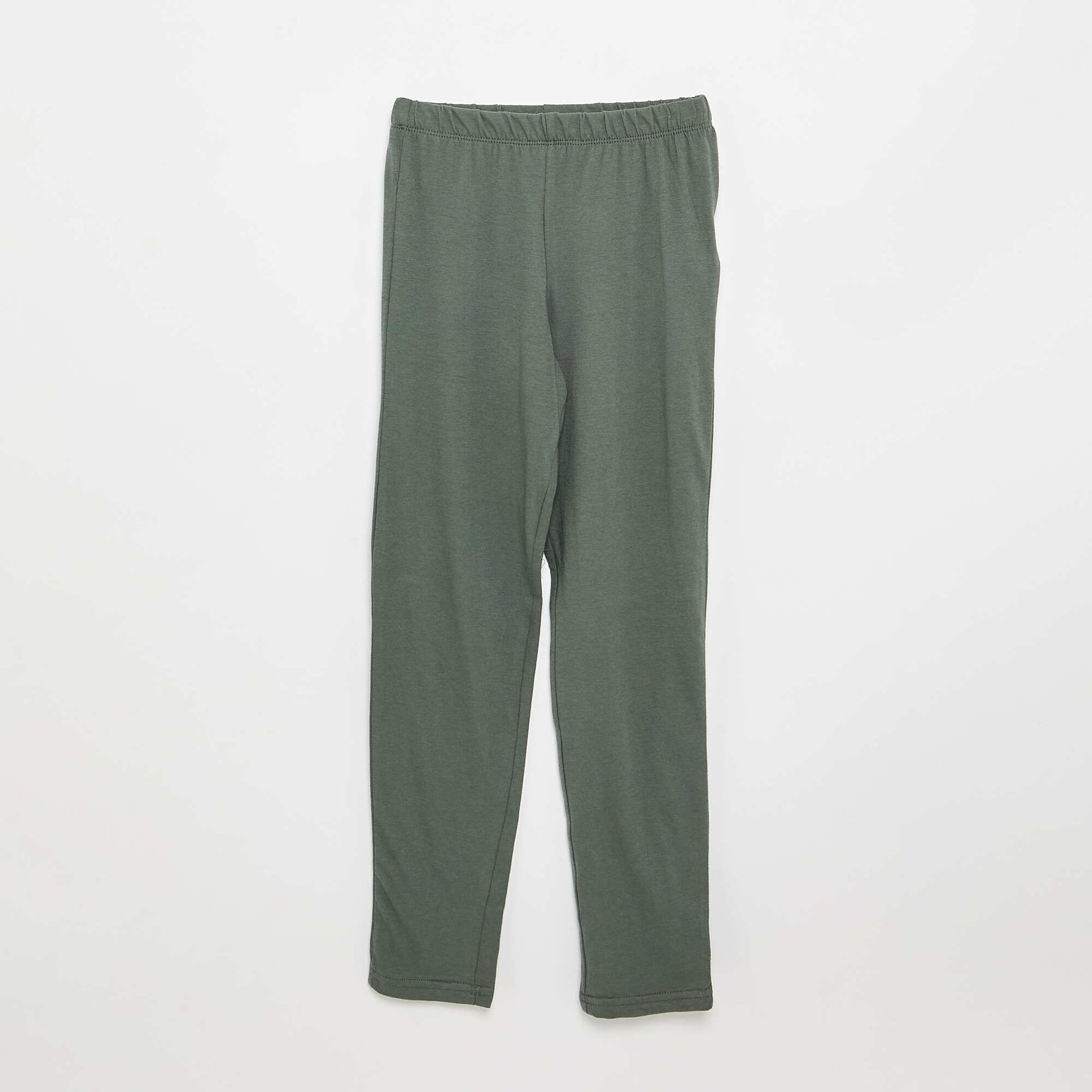 2-piece Pyjamas - Long-sleeved T-shirt + Trousers GREEN