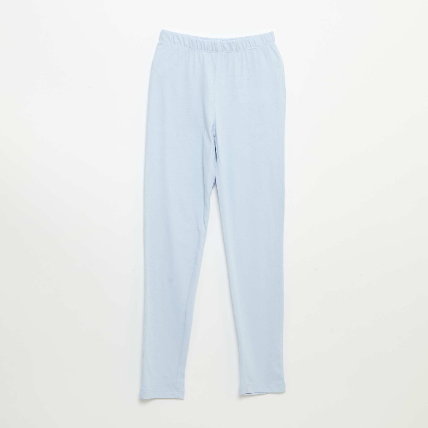 Long cotton jersey pajamas - 2 pieces BLUE