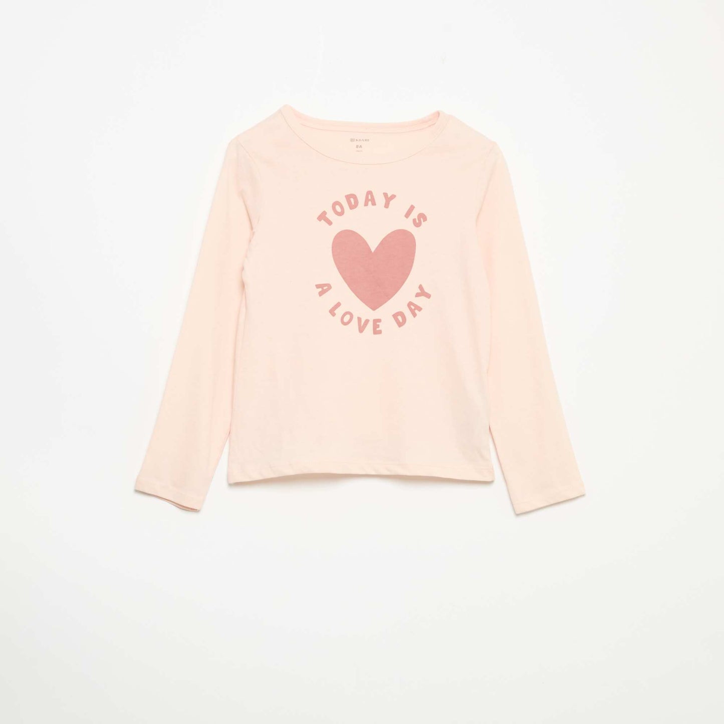 Long cotton jersey pajamas - 2 pieces PINK