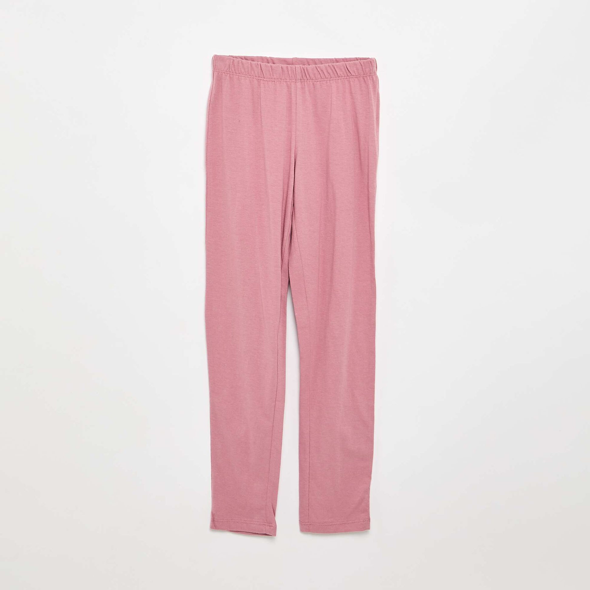 Long cotton jersey pajamas - 2 pieces BLUE