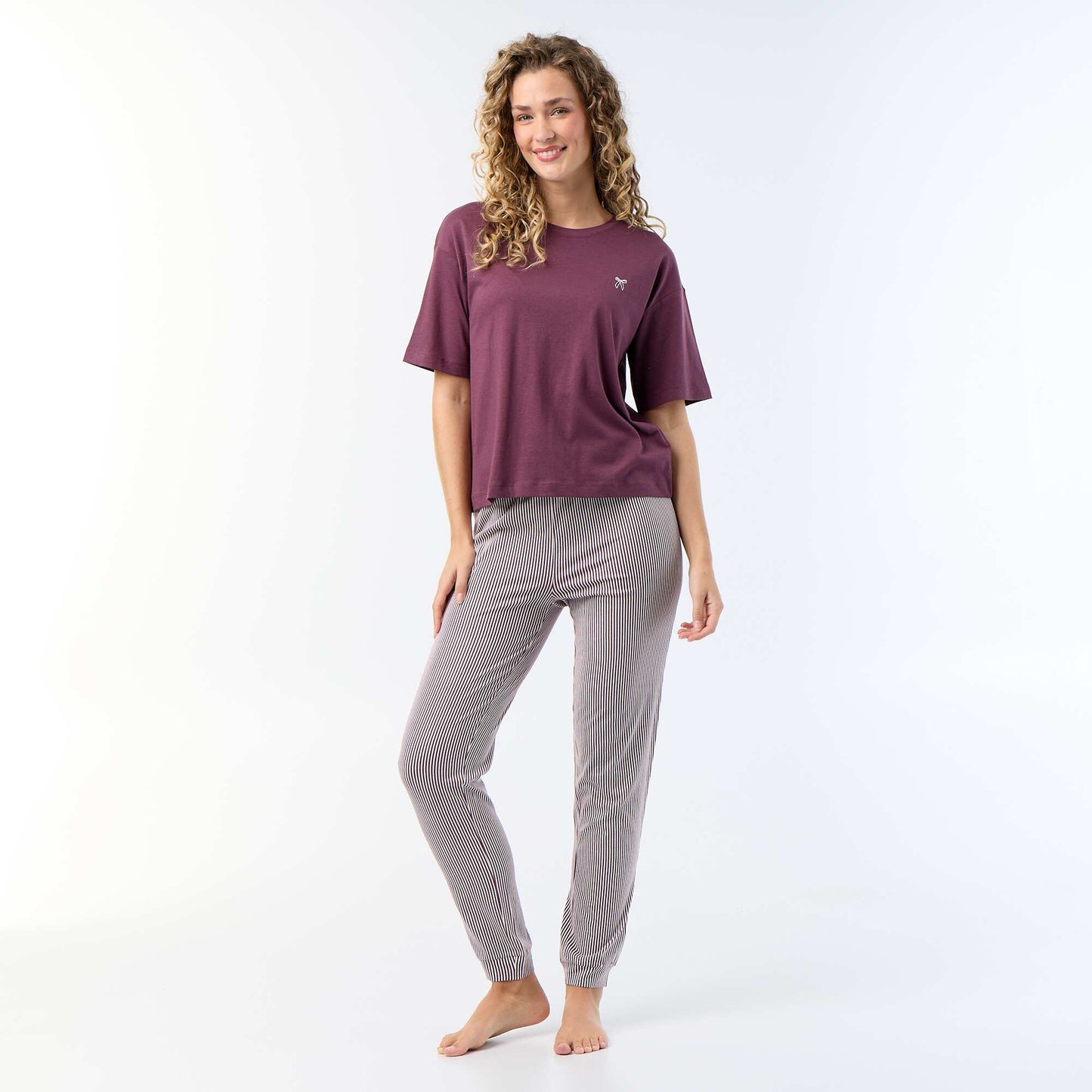 2-piece pyjama set - t-shirt + pants RED