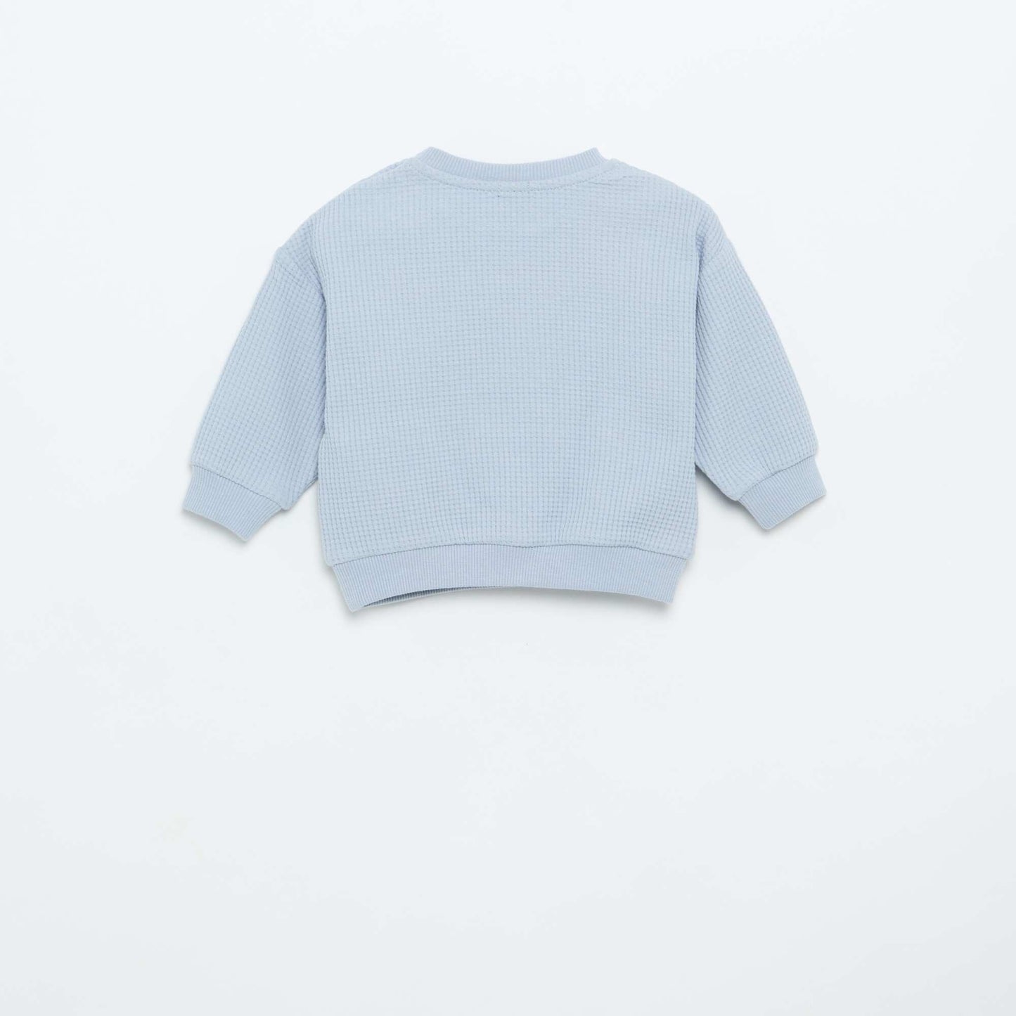 Waffle knit jogging set - 2 pieces BLUE