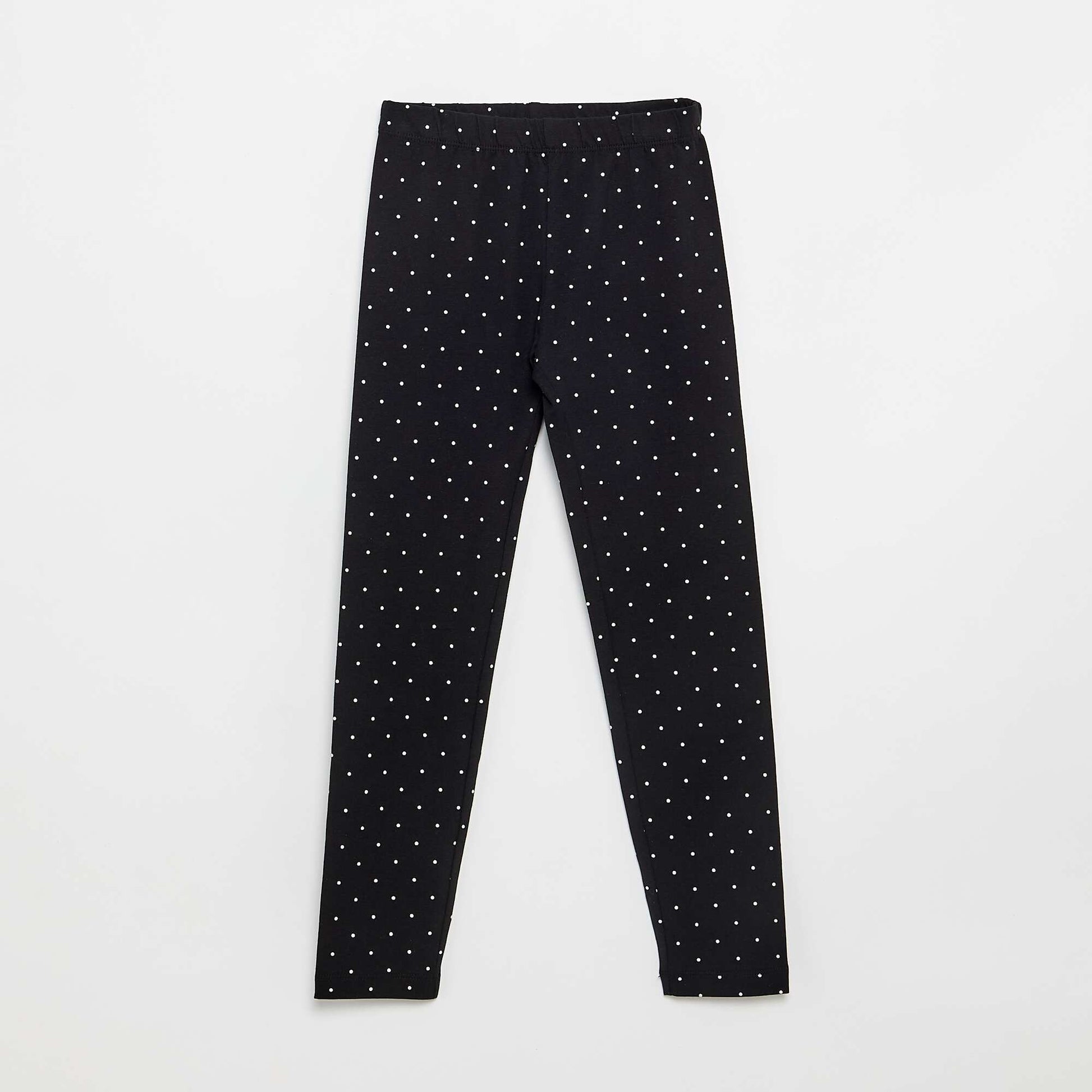 Pack of 2 Long Leggings BLACK