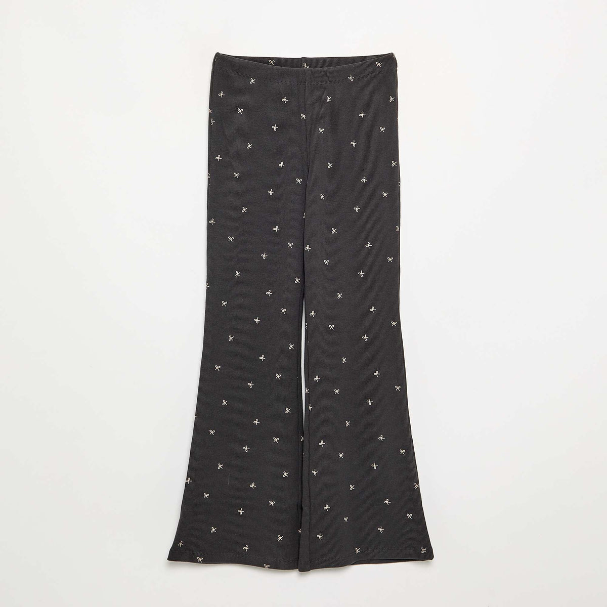Patterned Long Leggings GREY