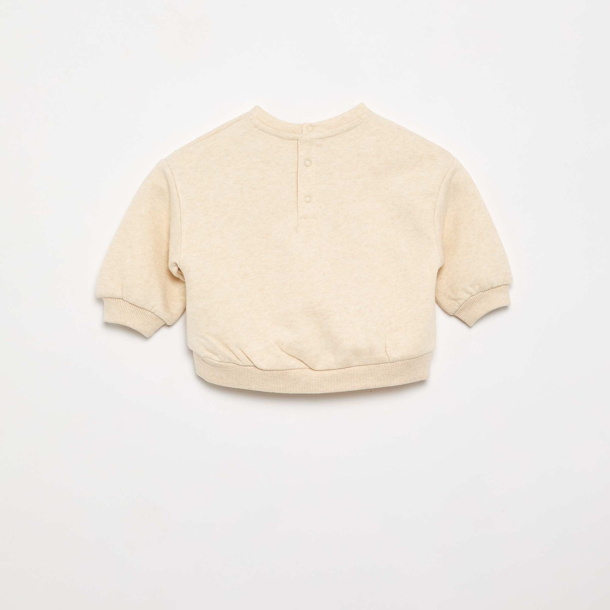 2-pack of fleece sweatshirts BEIGE