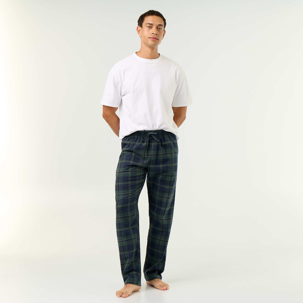 Pajama bottoms with 2 pockets GREEN