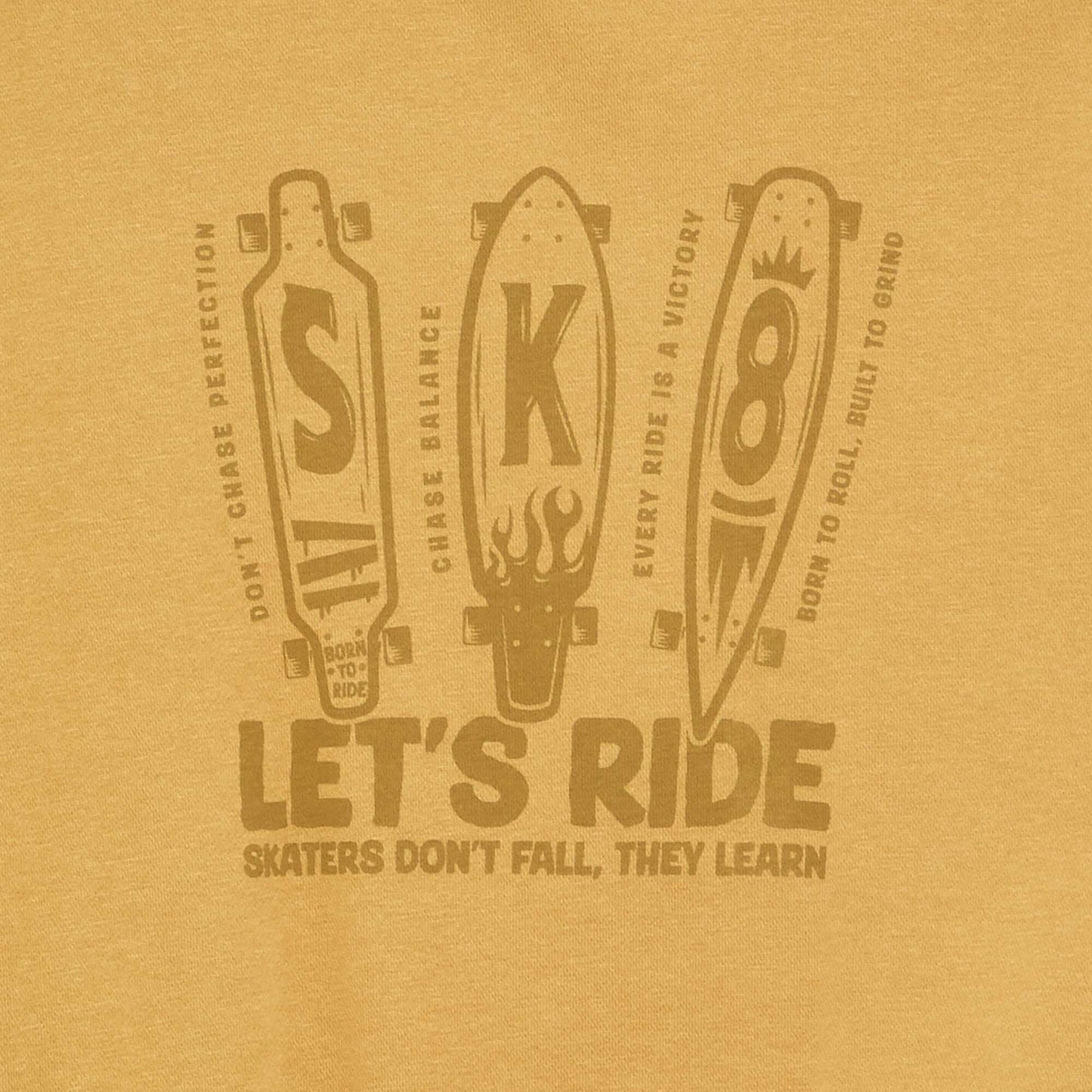 Loose-fit fleece sweatshirt MUSTARD YELLOW