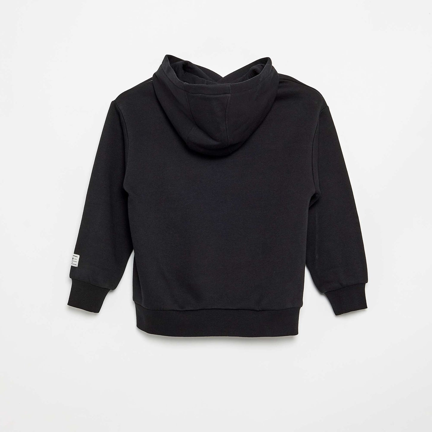 Printed hooded sweatshirt BLACK