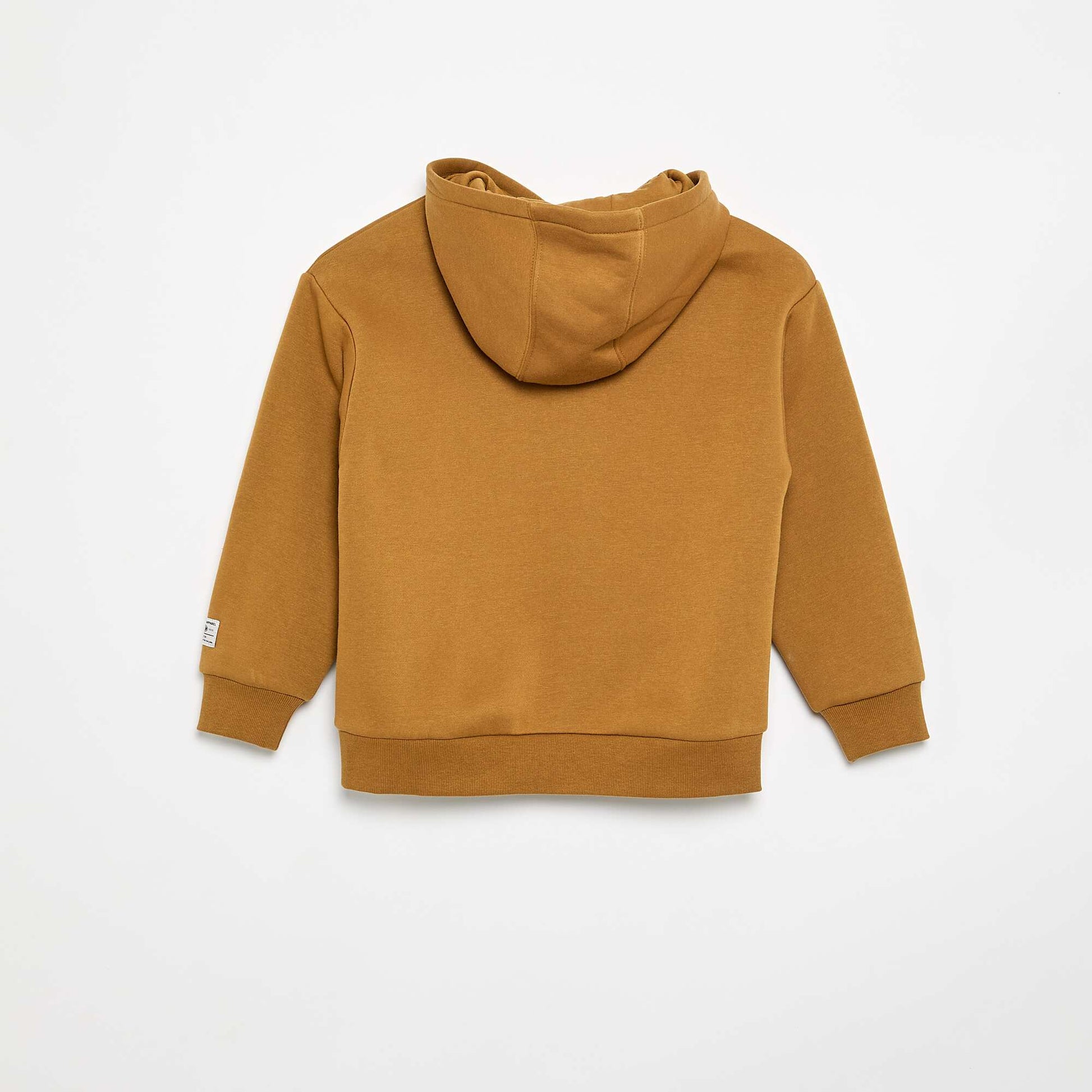 Printed hooded sweatshirt YELLOW
