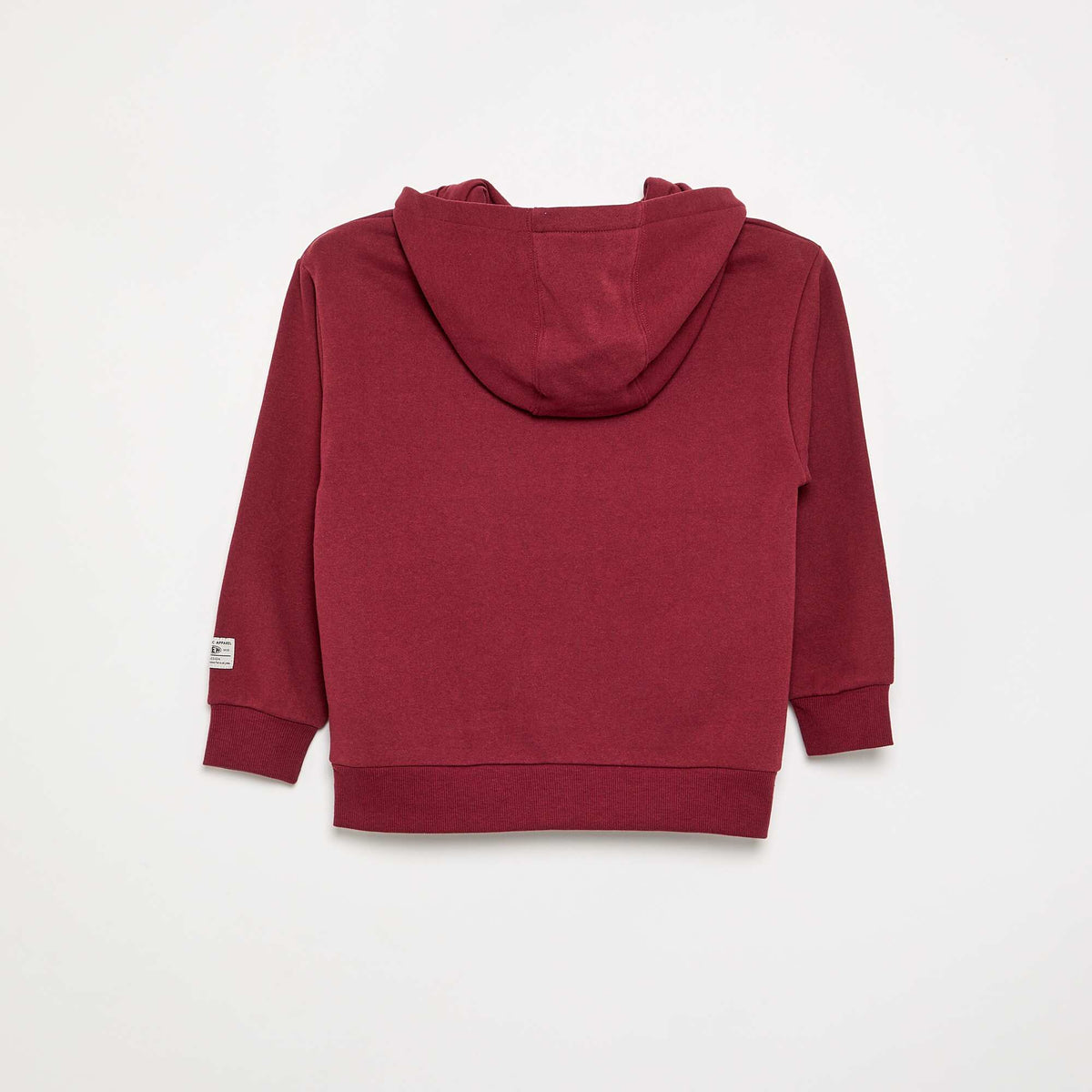 Printed Hooded Sweatshirt RED