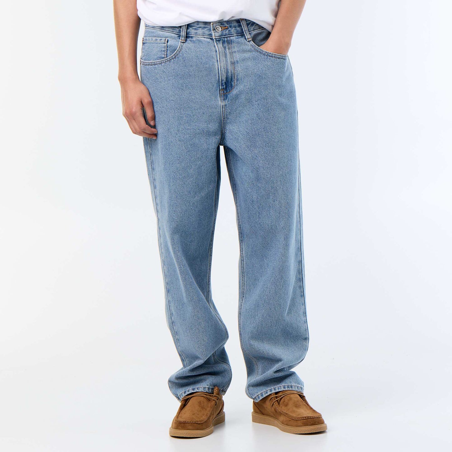 Wide-leg / relaxed fit jeans BLUE