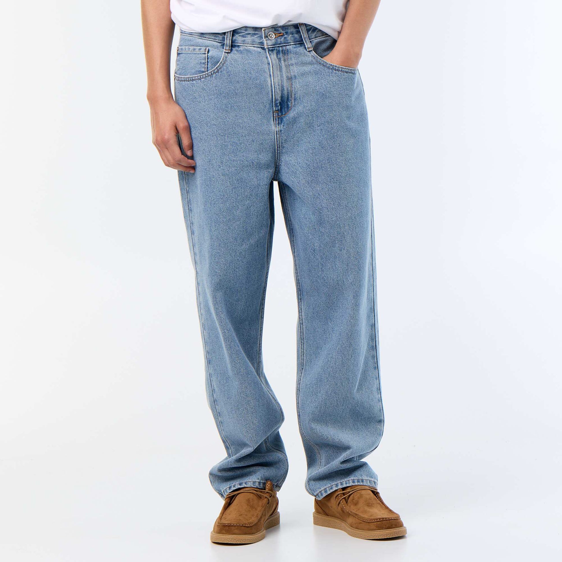 Wide-leg / relaxed fit jeans BLUE