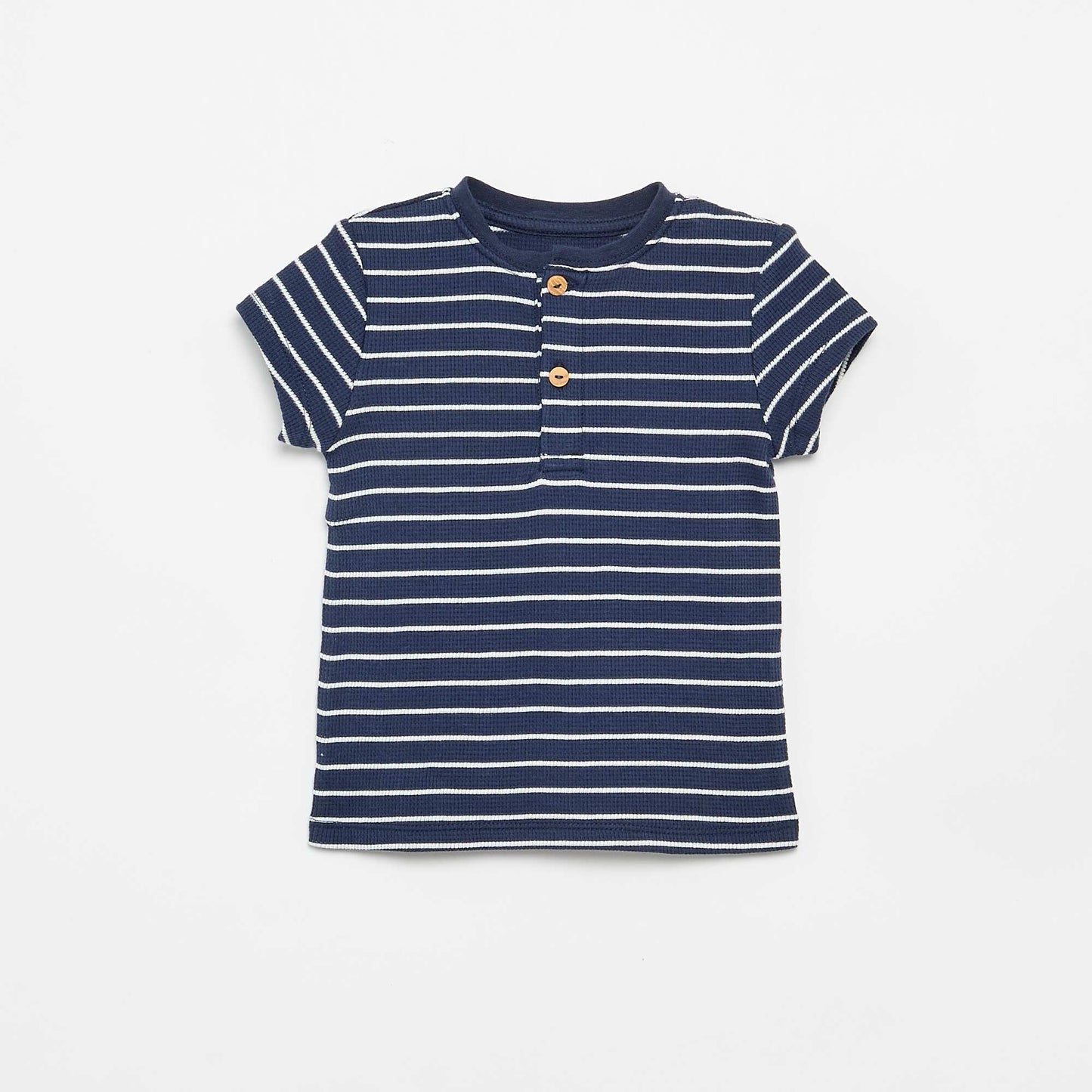 2-piece ribbed knit short pyjamas BLUE