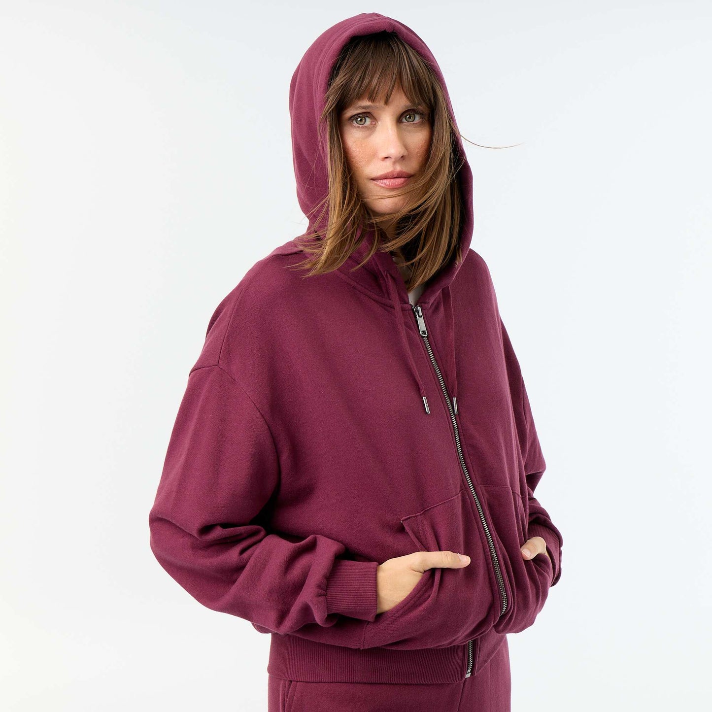 Basic Lightweight French Terry Sweatshirt PINK