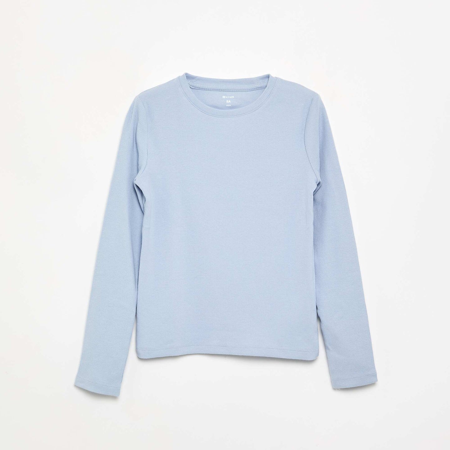 Basic Ribbed T-shirt BLUE