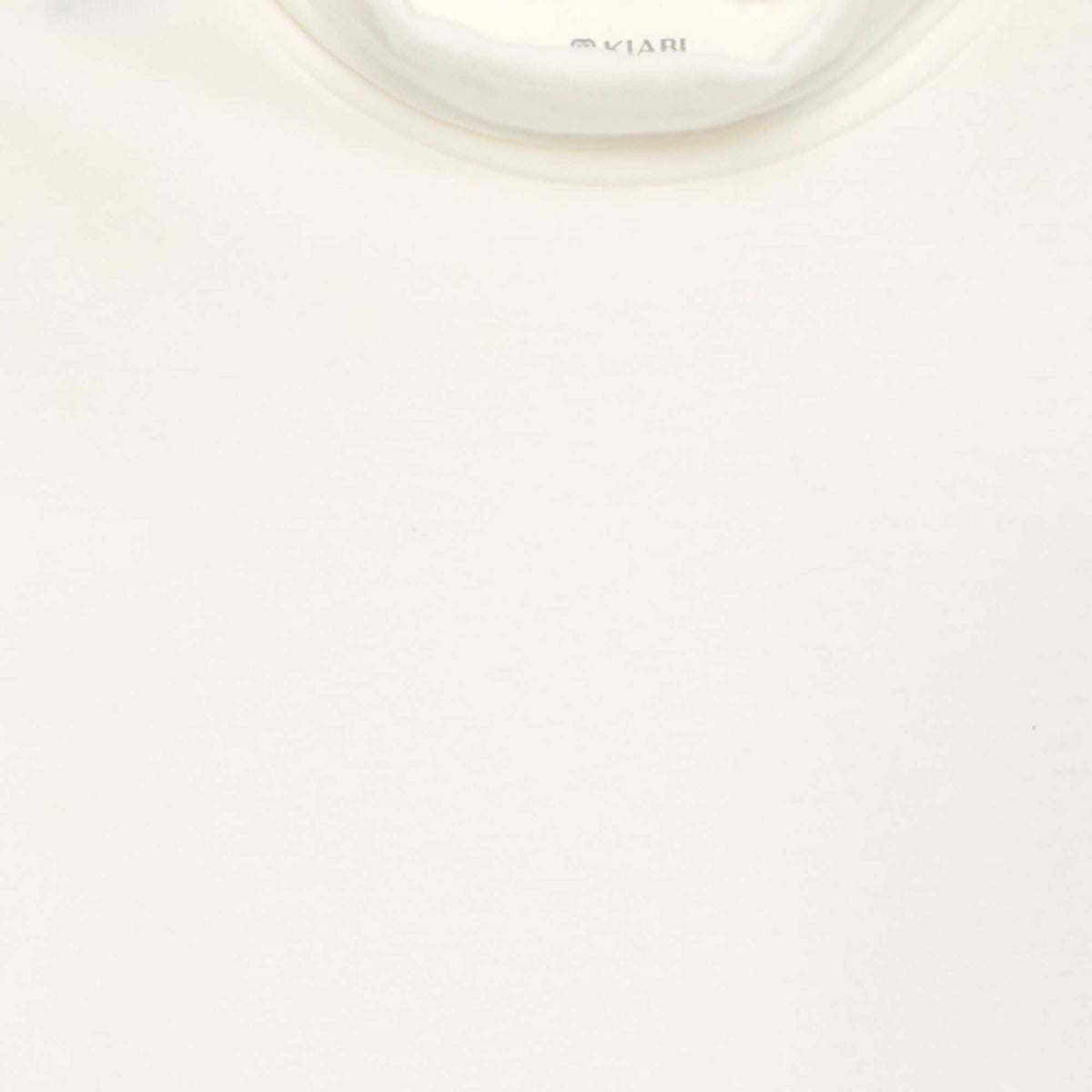 Girls' Plain Turtleneck Top WHITE