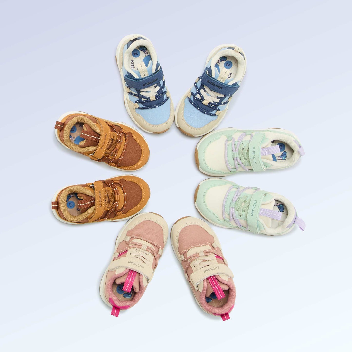 Low-Top Sneakers \'Kitchoun\' BLUE
