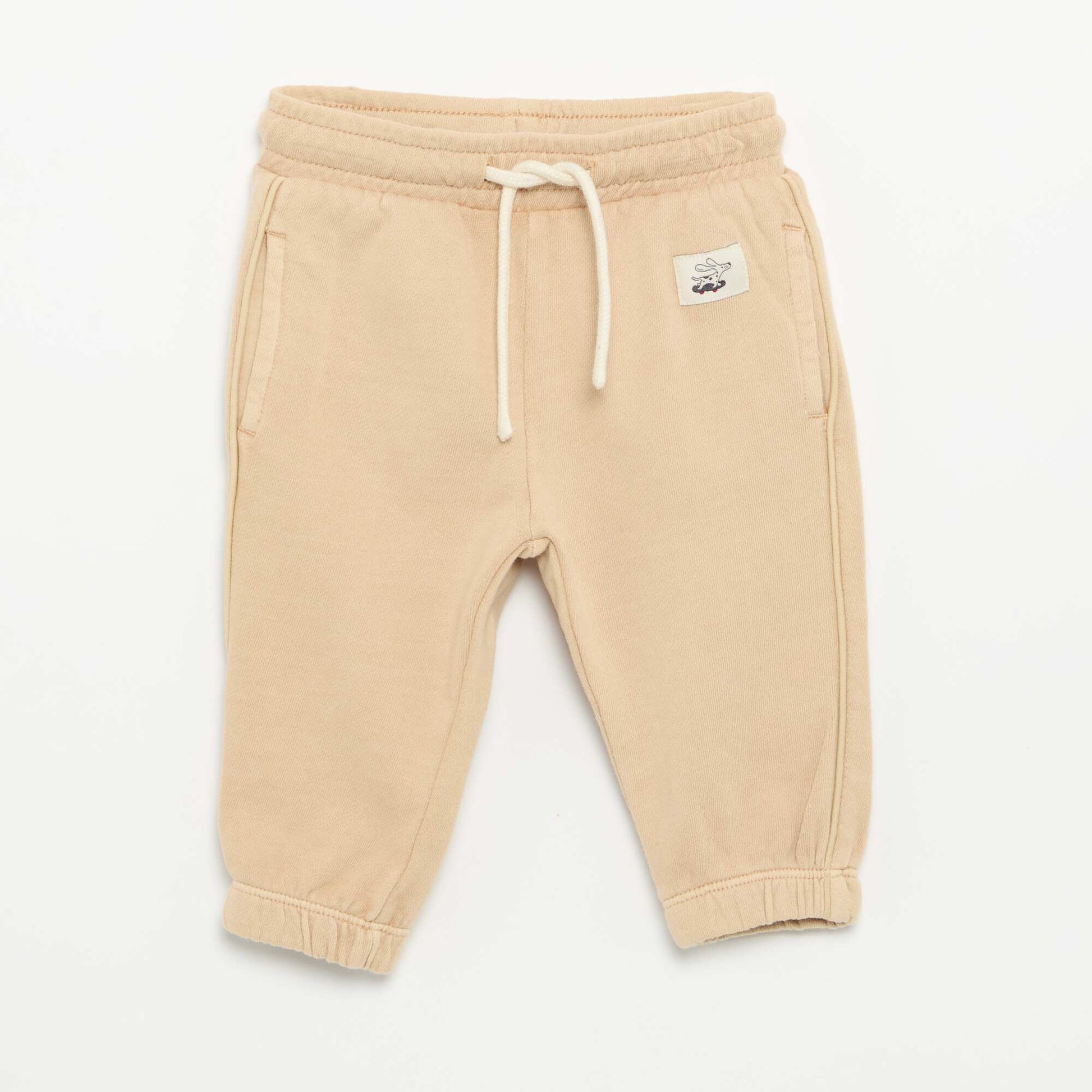 Solid Jogging Pants BEIGE