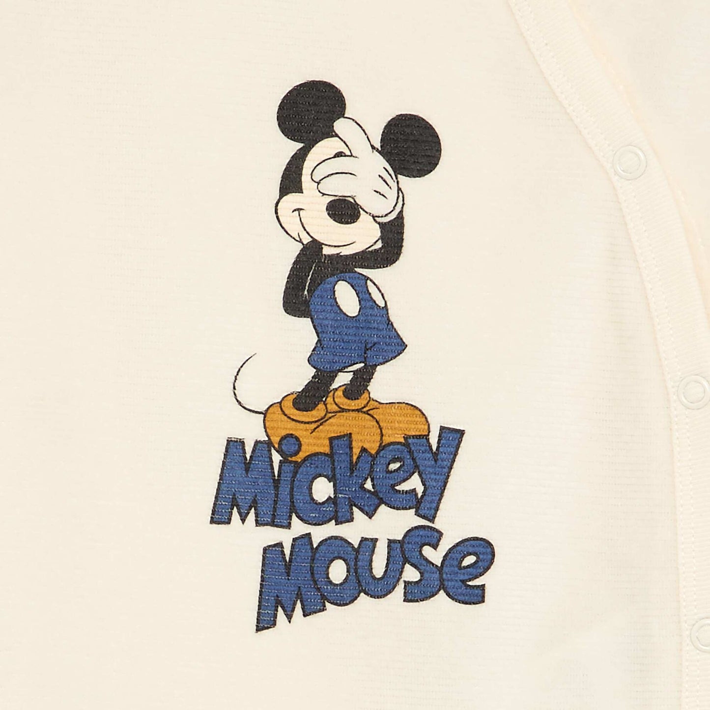 'Mickey Mouse' Velvet 2-Piece Pajama Set BLUE
