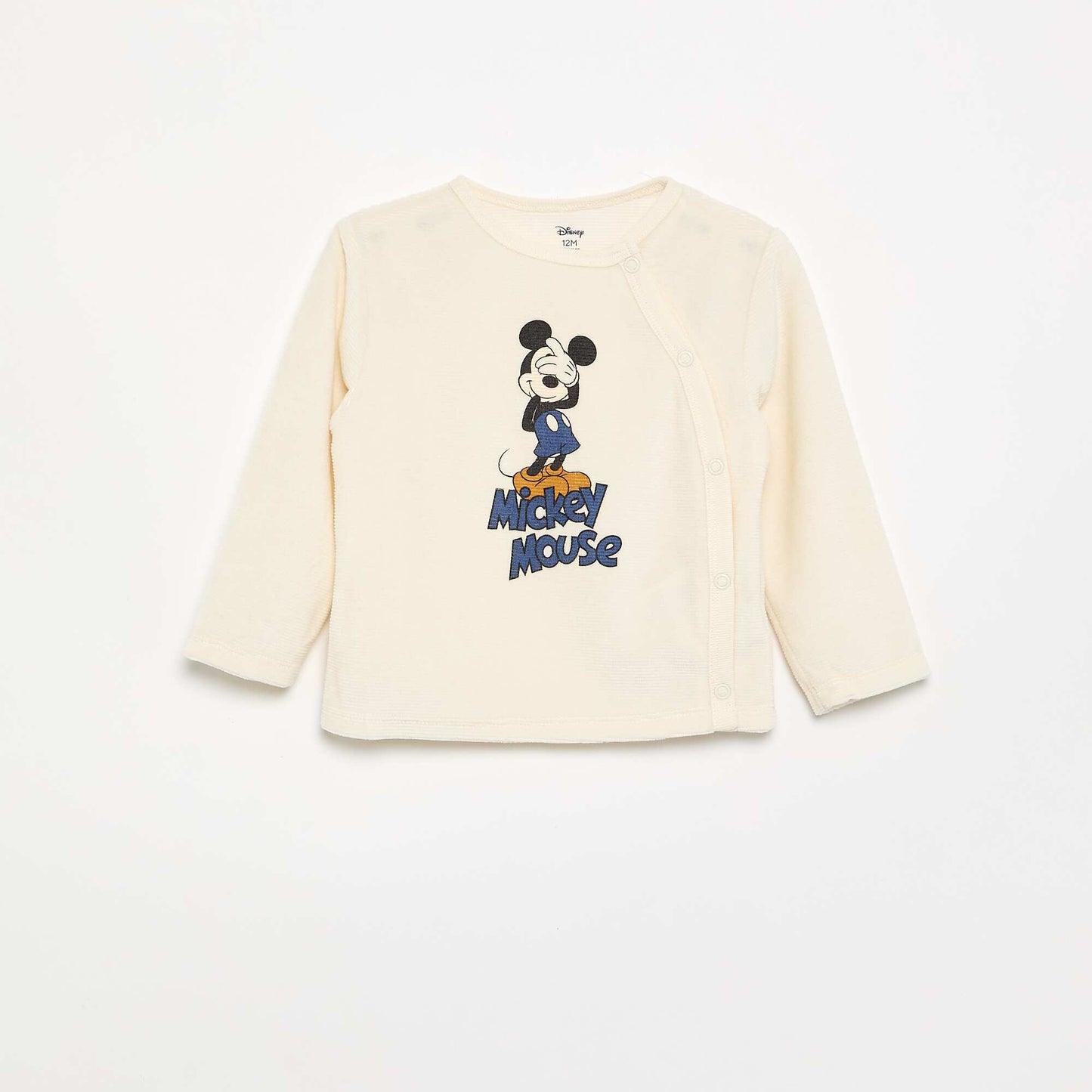 'Mickey Mouse' Velvet 2-Piece Pajama Set BLUE