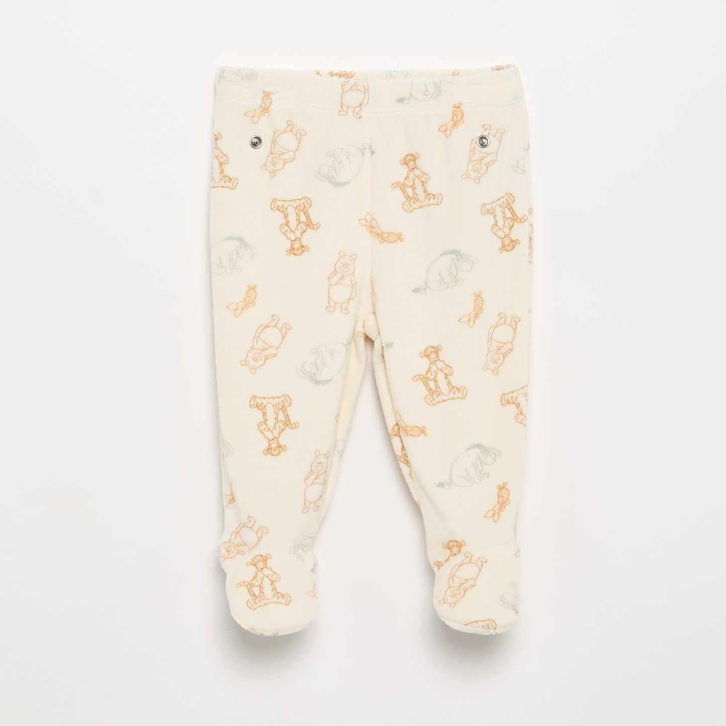 'Mickey Mouse' Velvet Pyjama Set - 2 Pieces BROWN