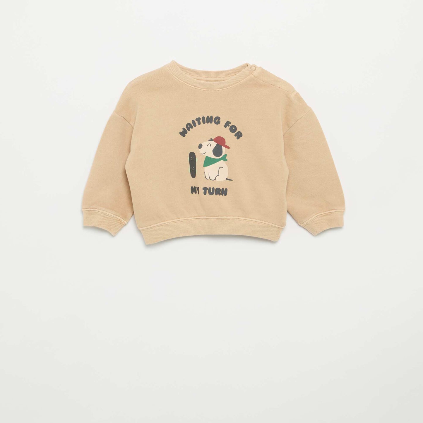French Terry Sweatshirt BEIGE