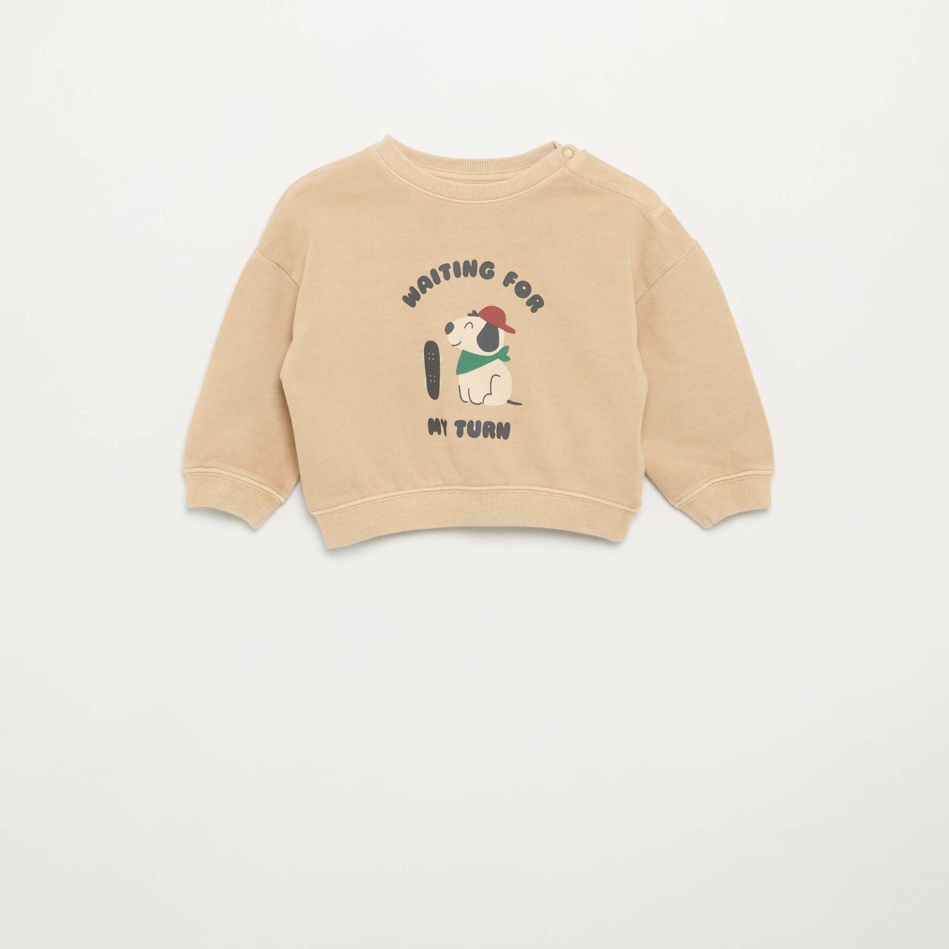 French Terry Sweatshirt BEIGE