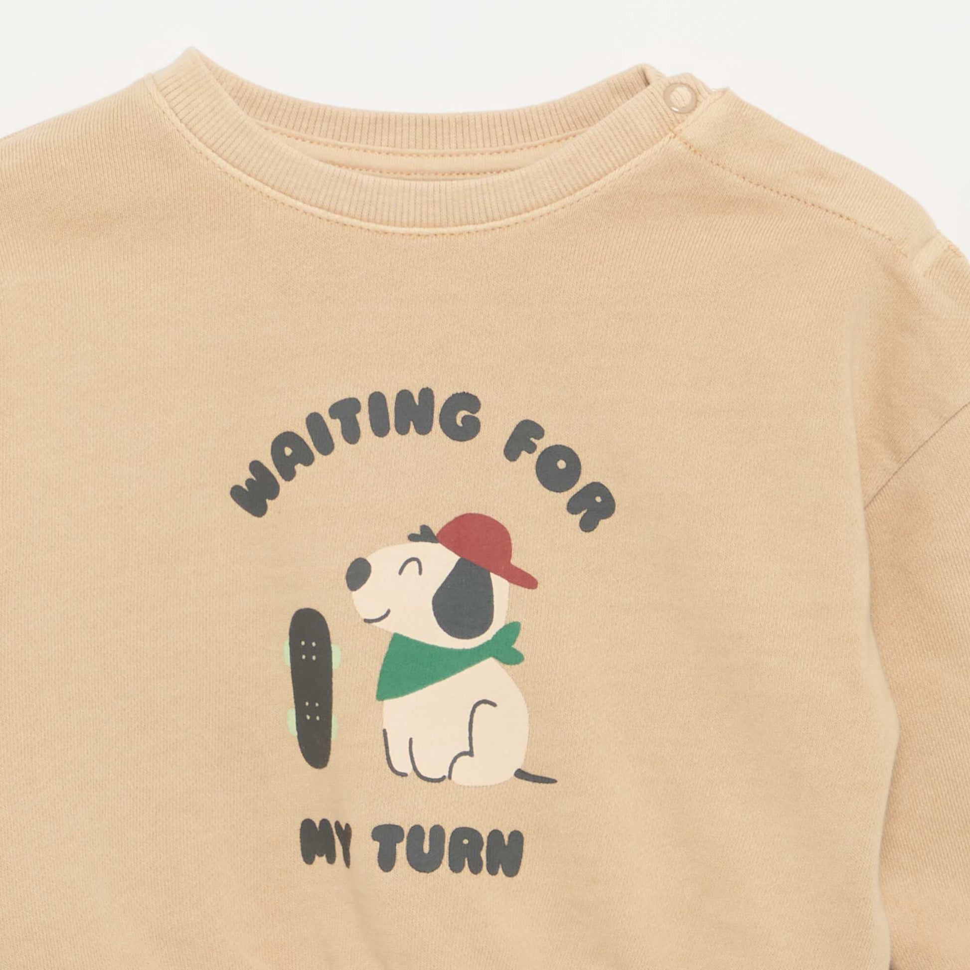 French Terry Sweatshirt BEIGE